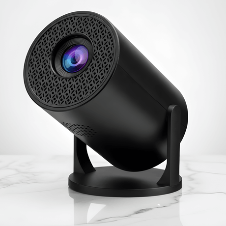 MiniBeam – Trådløs Mini Projektor med Skjermdeling, 500 ANSI Lumen og 16:9 Støtte for Hjem, Kontor og Reise