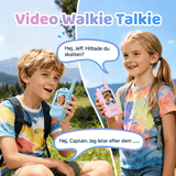 PlayTalk – Talkies-walkies vidéo pour enfants avec écran HD de 2 pouces, port USB-C et communication bidirectionnelle