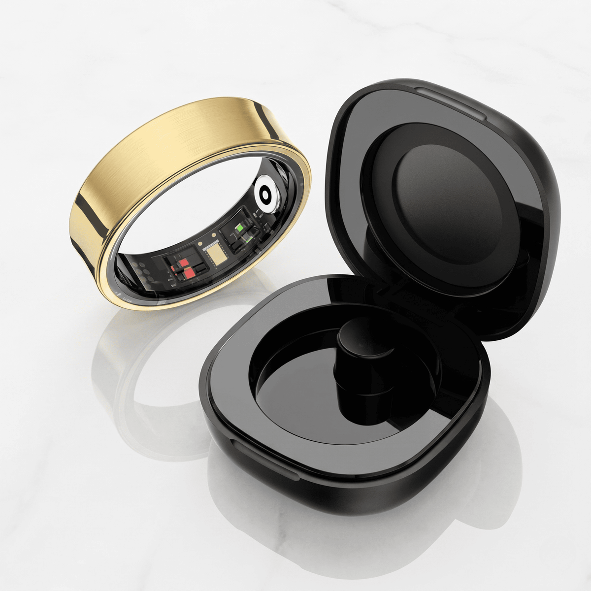 PulseLoop – Smart Ring med Pulsmätning och Sömnövervakning – Vattentät Aktivitetsring för Män och Kvinnor