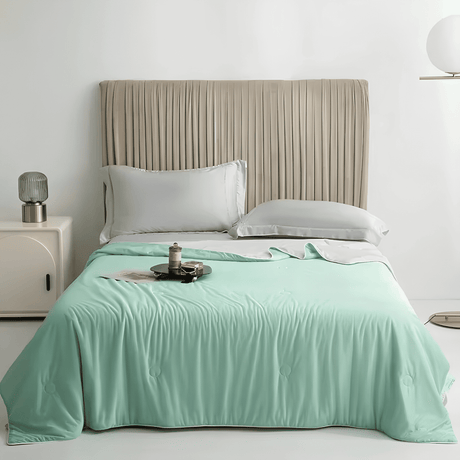 SIXTEN – Couette rafraîchissante 100 % polyester avec Q-max 0,44 – Twin ou Queen