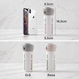SpinFill – Distributeur de voyage rotatif 4-en-1 avec flacons de recharge anti-fuites de 40 ml – Flacon de voyage compact