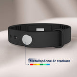 TempWave – Smart Armband med Temperaturmätare och Feberlarm – Vattentät Klocka med Vibrationslarm, Timer och Kalender