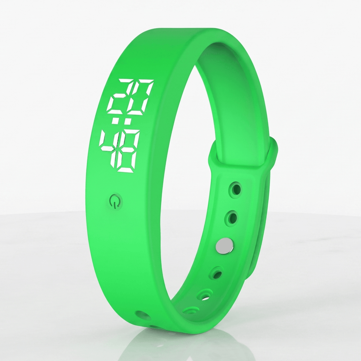 TempWave – Smart Armband med Temperaturmätare och Feberlarm – Vattentät Klocka med Vibrationslarm, Timer och Kalender