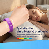 TempWave – Smart Armband med Temperaturmätare och Feberlarm – Vattentät Klocka med Vibrationslarm, Timer och Kalender