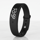 TempWave – Smart Armband med Temperaturmätare och Feberlarm – Vattentät Klocka med Vibrationslarm, Timer och Kalender