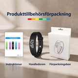 TempWave – Smart Armband med Temperaturmätare och Feberlarm – Vattentät Klocka med Vibrationslarm, Timer och Kalender