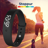 TempWave – Smart Armband med Temperaturmätare och Feberlarm – Vattentät Klocka med Vibrationslarm, Timer och Kalender