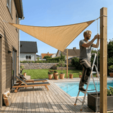 Voile d'ombrage triangulaire imperméable