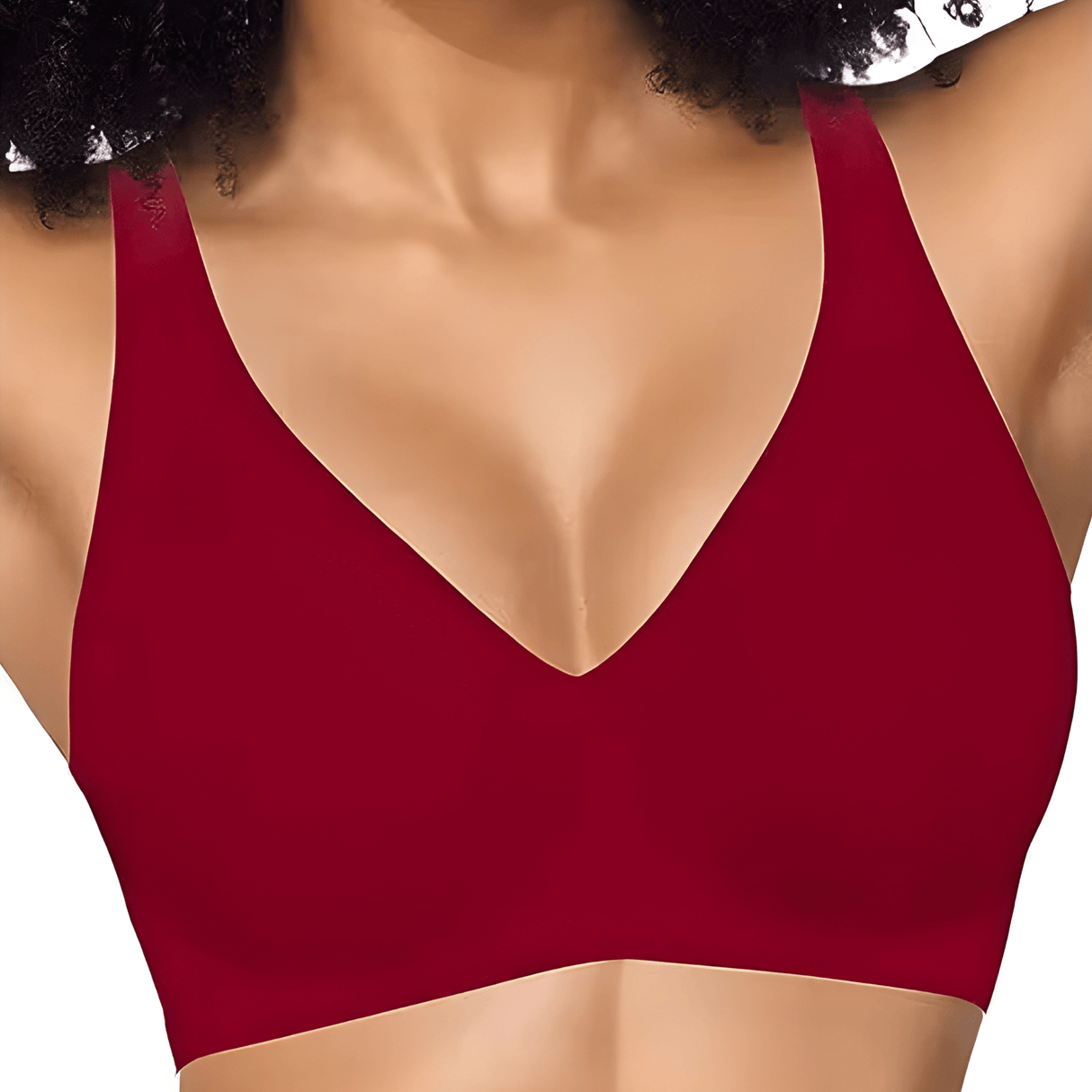 VeloraLift – Sømløs BH med bøyle, hel cup, dyp V-hals og støpte cuper for komfort i hverdagen