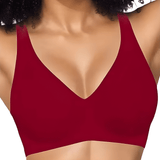 VeloraLift – Sømløs BH med bøyle, hel cup, dyp V-hals og støpte cuper for komfort i hverdagen