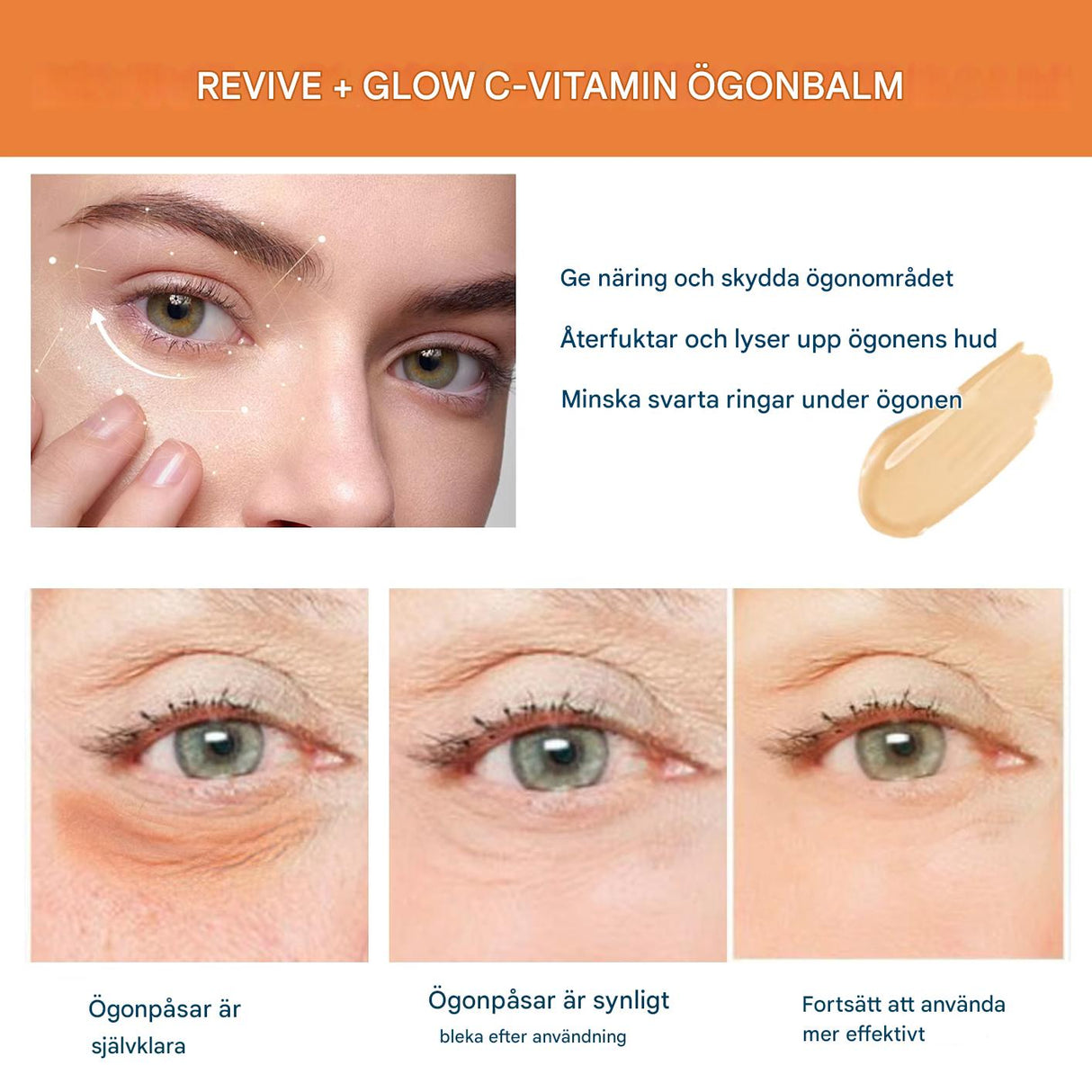 LumiStick - Anti-Rynk Återfuktande Stiftkräm För En Slätare Hud - Vitamin C Berikad