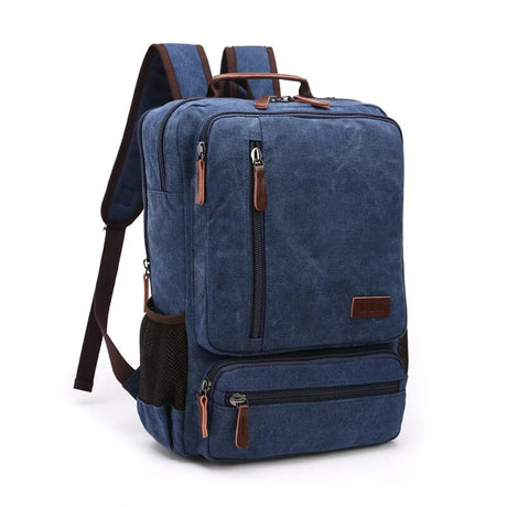 NomadiqPack – Vintage Canvas Ryggsäck för Resor | Stil, Funktion och Flexibilitet i Ett