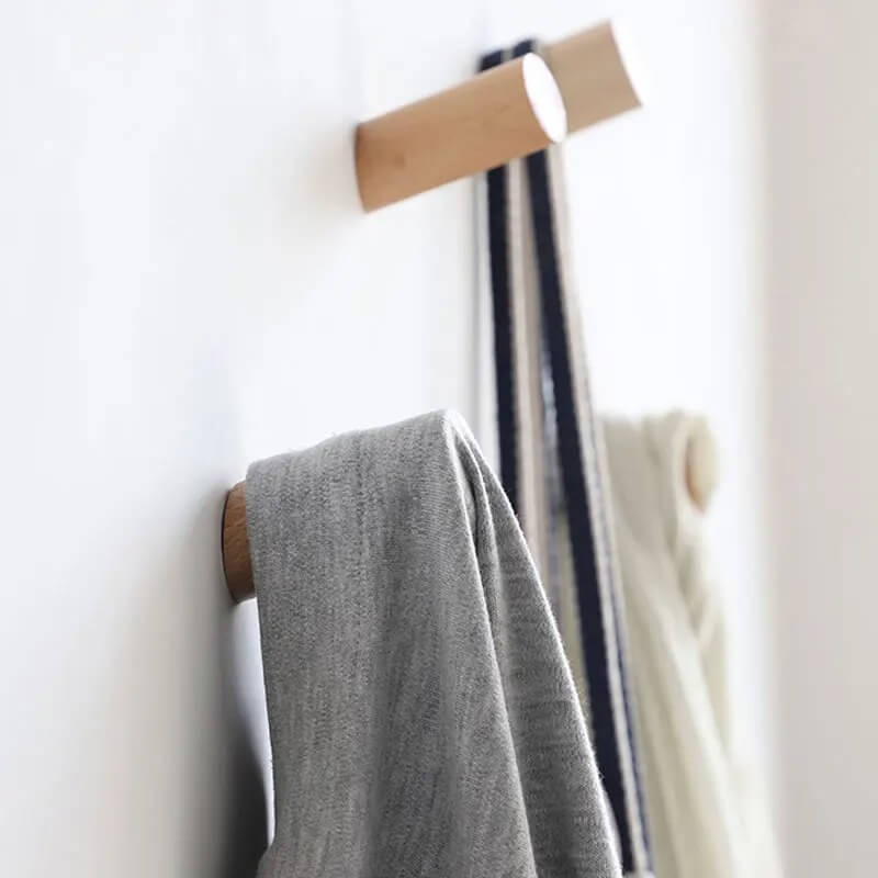 BarkHook – Väggmonterad Träkrok för Kläder, Nycklar & Accessoarer | Stilren Förvaring i Naturlig Design