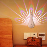 PeacockGlow – Fjärrstyrd Peacock Projektorlampa med Färgglad Atmosfär | Kreativ Nattlampa för Sovrum och Hem