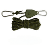 ReflectaCord – Corde de tente réfléchissante de 5 m avec poulie réglable pour le camping