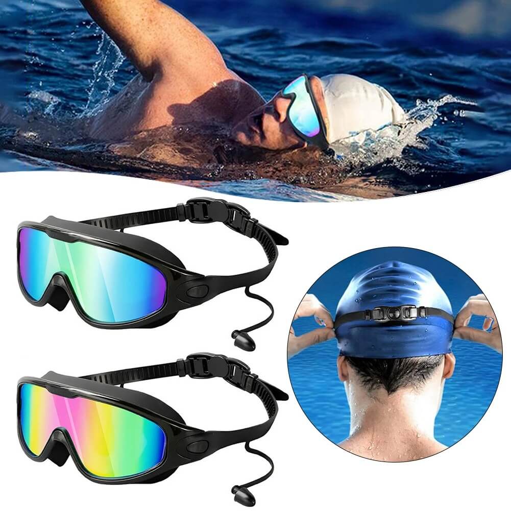 ProSwimming – Professionella Simglasögon med Öronproppar | Klarhet och Komfort i Vattnet