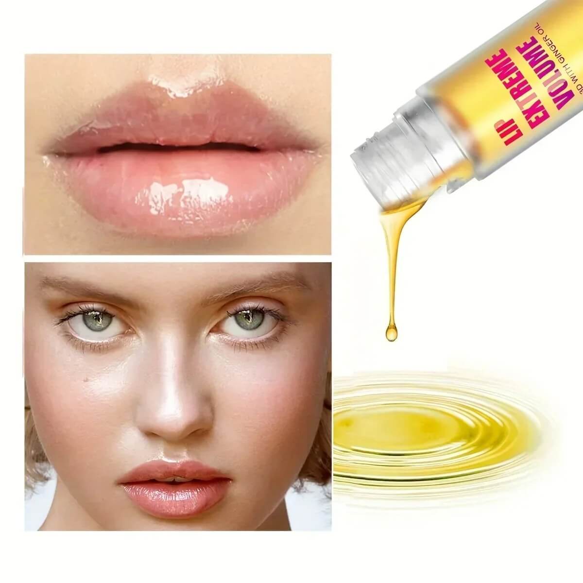 LipMax - Instant Volumizing Lip Serum för Fylligare och Plumpare Läppar