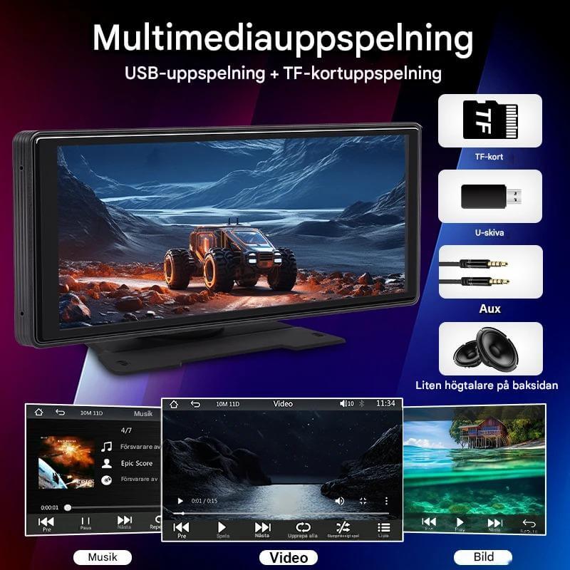 ViewMirror – Trådlös Smart Skärm för Bilen | CarPlay & Android Auto Utan Krångel