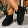 Frostea - Bottines en daim à enfiler pour femmes : confortables et élégantes pour les jours de froid