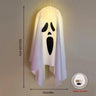 Lampe fantôme LED d'Halloween – Décoration effrayante à suspendre, pour l'intérieur et l'extérieur