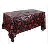 Nappe d'Halloween avec citrouille et toile d'araignée – Nappe en plastique pour table de fête et décoration d'intérieur 220 x 130 cm