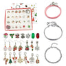 Calendrier de l'Avent de luxe pour enfants – 24 cases contenant des bracelets et des breloques pour créer soi-même des bijoux de Noël