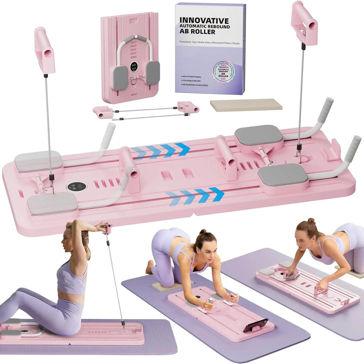 CoreFlex - Multifunktionell Pilates Bräda för Träning i Hemmet