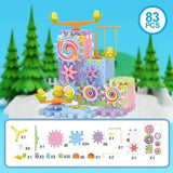 Maquette de construction électrique – Puzzle 3D avec engrenages pour enfants