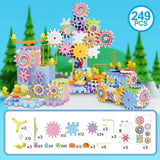 Maquette de construction électrique – Puzzle 3D avec engrenages pour enfants