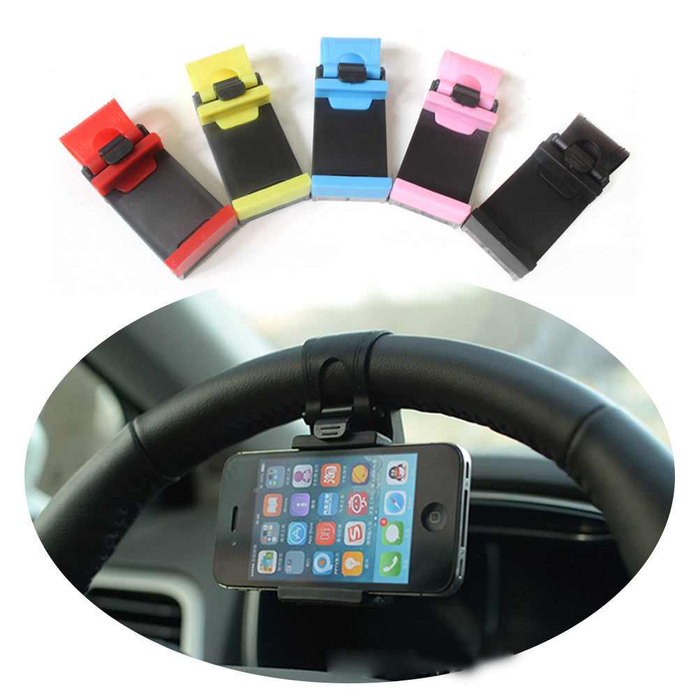 Support universel pour téléphone portable à fixer sur le volant