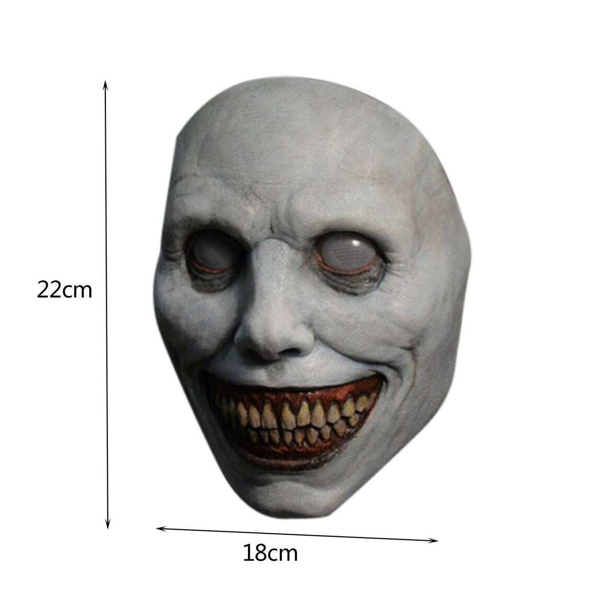 Hvit skrekkmaske