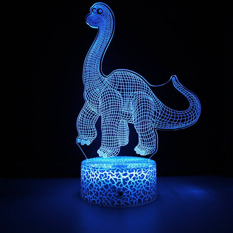 3D LED-lampe Dinosaur