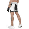 Short de sport avec slip intégré pour homme